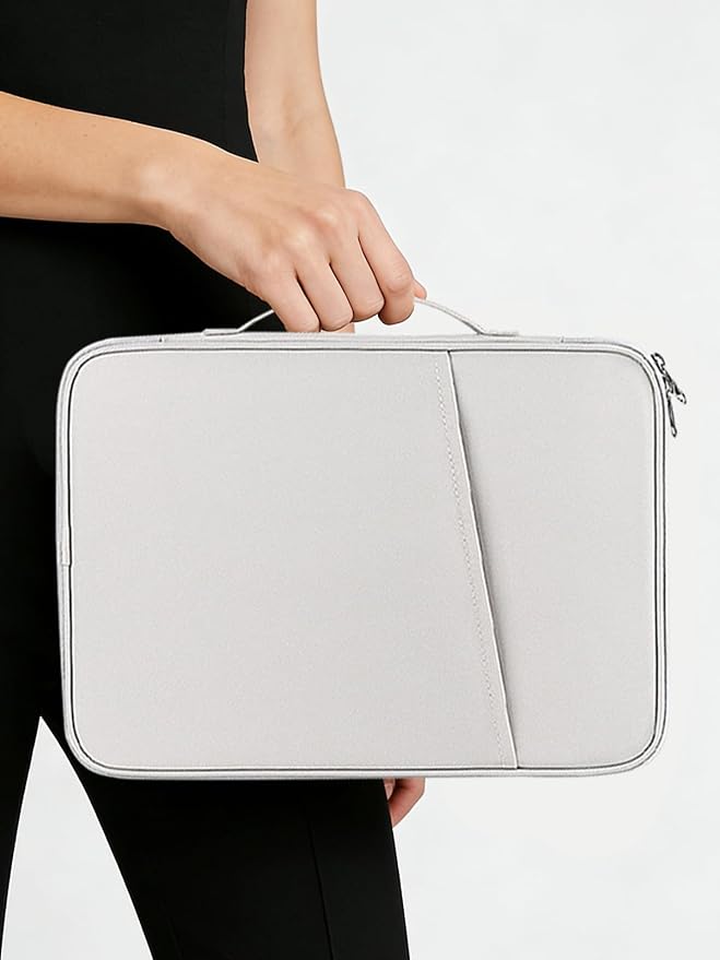 for XPPen Magic Drawing Pad 12.2 Inch Tablet Sleeve Carrying Case with Handle Water-Resistant Double-Layer Design Black