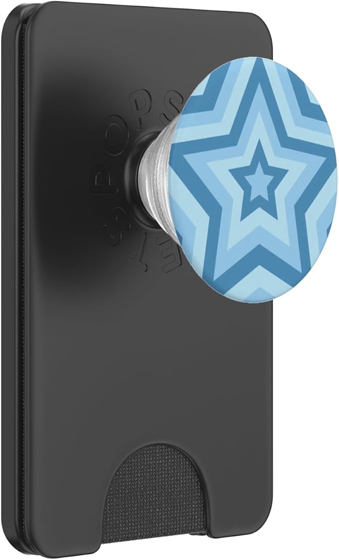 Aesthetic Light Blue Star PopSockets Adhesive PopGrip