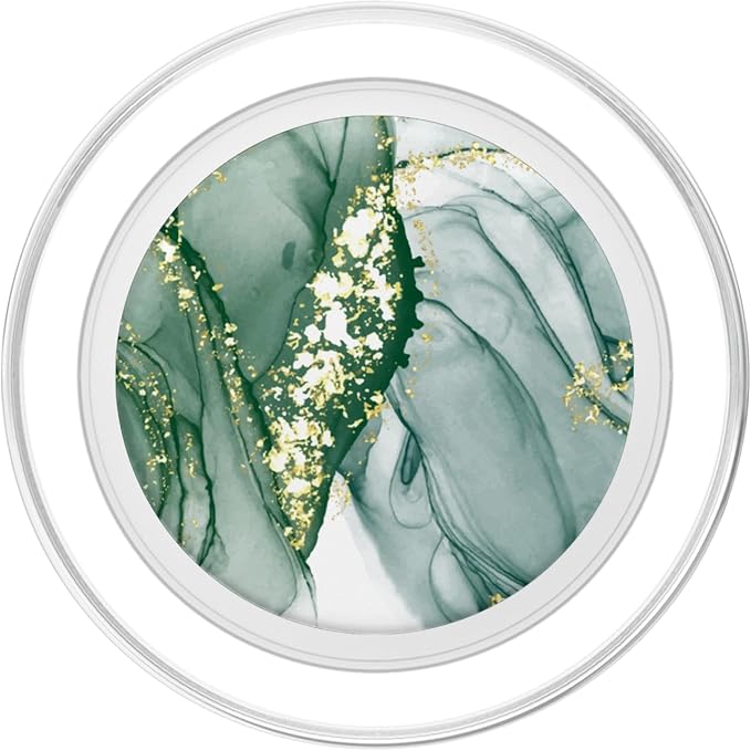 Elegant Jade Green Pattern and Dark Forest Green PopSockets Adhesive PopGrip
