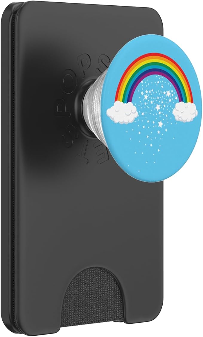 Rainbow Pop Phone Grip for Smartphones &amp Tablets PopSockets PopGrip: Swappable Grip for Phones &amp Tablets PopSockets Adhesive PopGrip