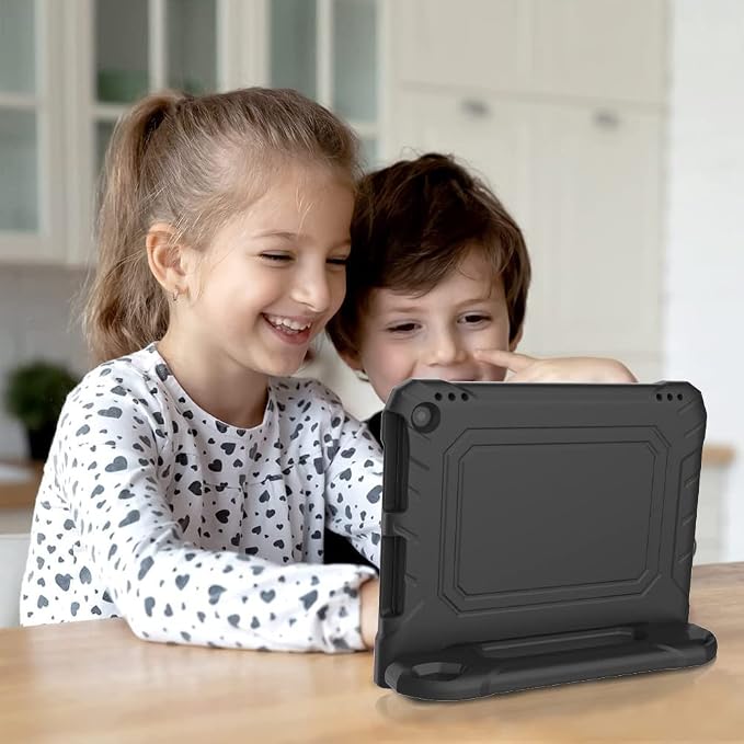 DJ&ampRPPQ Kids CaseEVA Strong Anti Drop is Suitable for 10 inch Tablet. Not Compatible with Ipad 10in Tablet Black