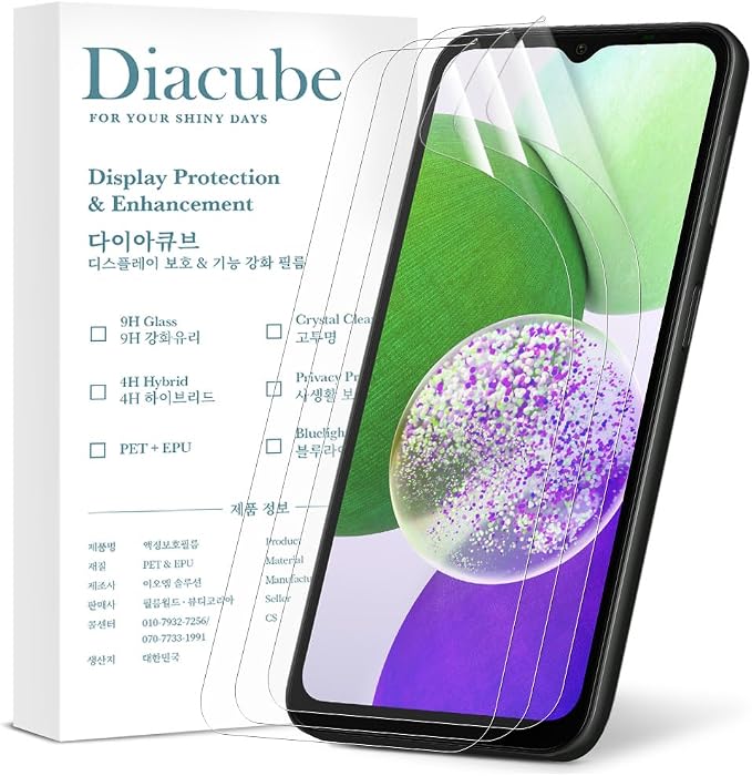 3-Pack for Samsung Galaxy A10E Flexible TPU-EPU Screen Protector [0.1S Fingerprint Unlock] [Real-Time Self-Healing] HD Clear Bubble Free Easy Installation with Alignment Jig