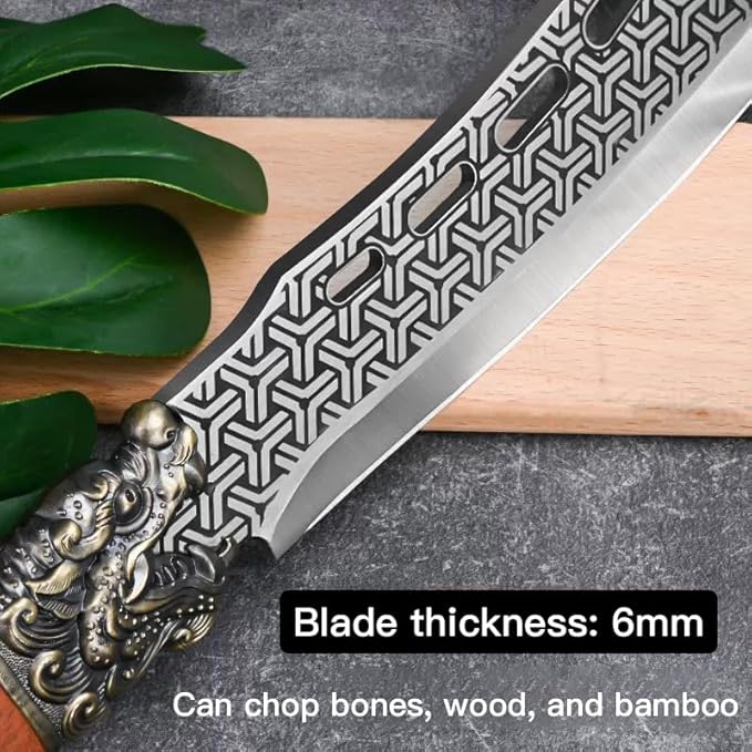 14.5 inch Machete, Professional Outdoor Survival Knife,Suitable for Jungle clearing, Camping,Gardening Cleaning, Ergonomic Anti Slip Handle