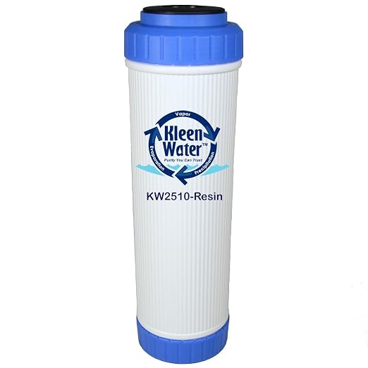 KleenWater Dishwasher Water Filter, KW2510HW-resin Under Sink Filtration System