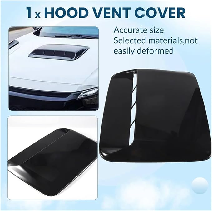Car Universal Hood Vent Air Outlet Cover Compatible