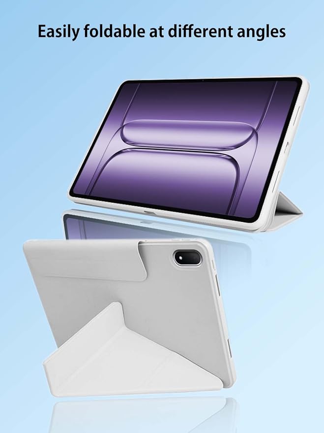 Case for OnePlus Pad 3 Tablet 13.2inchNOUKAJU Tablet Protection CoverAdjustable BracketDrop-ResistantAnti-ScratchProtection Case for OnePlus Pad 3 Tablet(Grey)