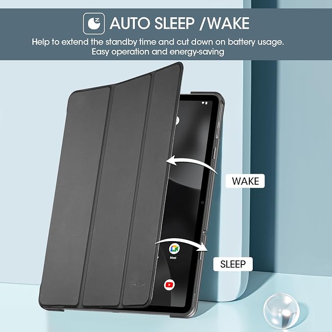 ProCase for Onn. 11 Inch Tablet Pro 2024 Case -Black | Slim Stand Hard Back Shell Protective Smart Cover for Onn. 11” Tablet Pro 2024 Model