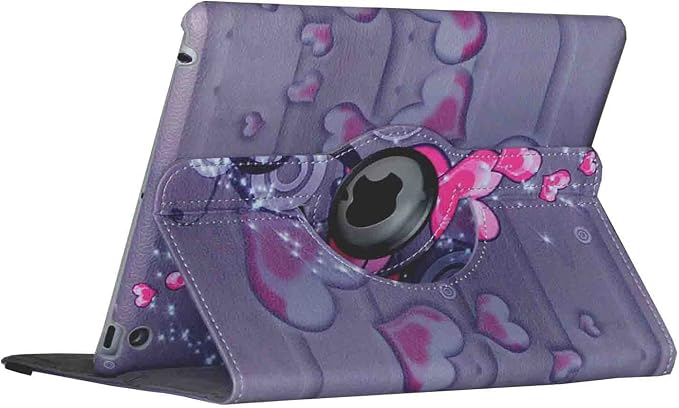 Case for iPad mini 4 Rotating Stand Smart Cover Magnetic Auto Wake Up/Sleep for iPad mini 4 4th A1538 A1550 MK6K2LL/A MK6L2LL/A MK872LL/A MK882LL/A MK9P2LL/A MK9Q2LL/A (Black)