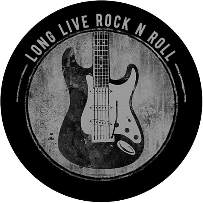 Long Live Rock And Roll Classic Electric Guitar PopSockets Adhesive PopGrip