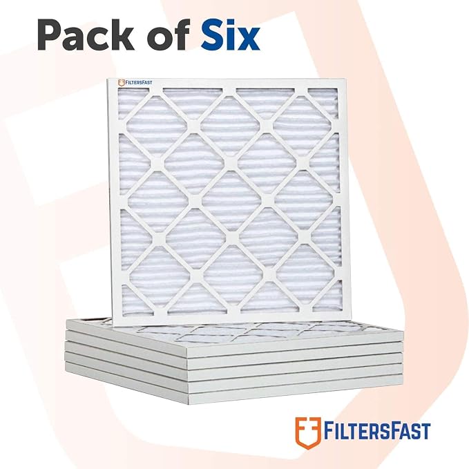 Filters Fast 14x25x2 Pleated Air Filter Merv 13, 2 Inch AC Furnace Air Filters