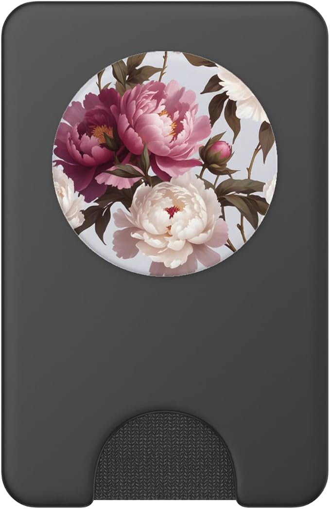 Purple Pink Flower Floral Pattern PopSockets Adhesive PopGrip