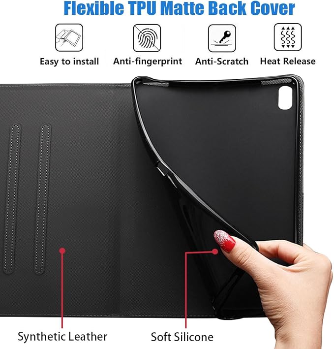 Case for iPad (A16) 11th Generation 11 Inch 2025 iPad 10th Generation 10.9 Inch 2022 Premium PU Leather Stand Folio Cover with Auto Sleep/Wake American Flag Sunflower and Cow