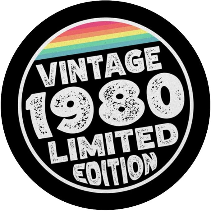 Limited Special Edition Vintage Since Born in 1980 PopSockets PopWallet for MagSafe