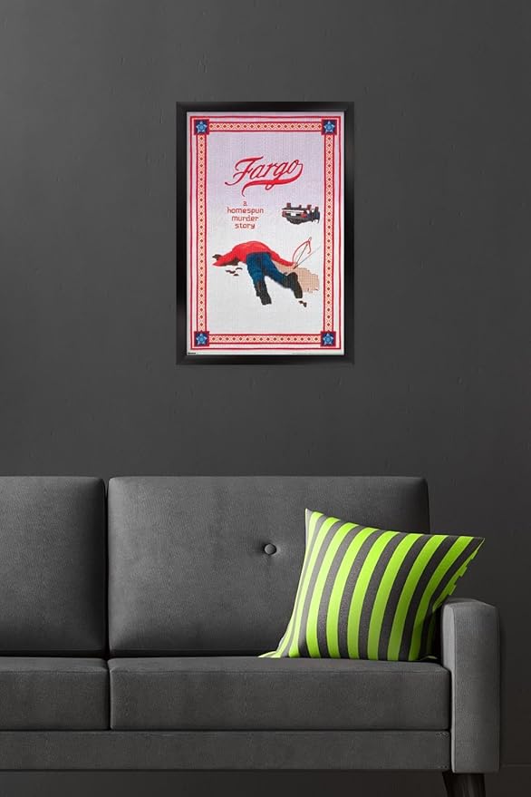 Fargo (1996) - One Sheet Wall Poster, 22.4L" x 14.7W", Black Framed Version