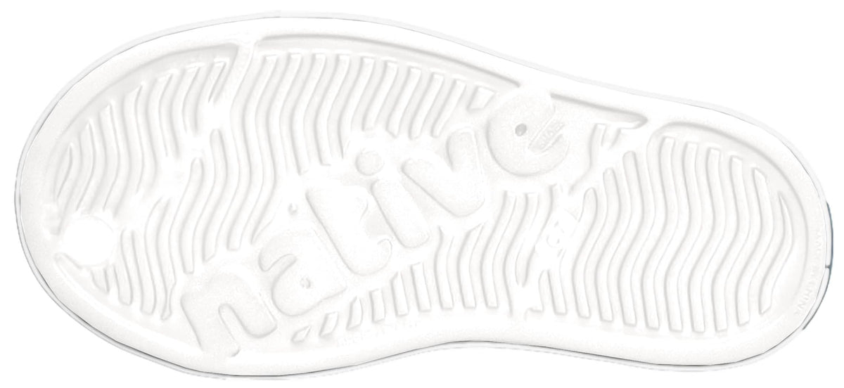 Native Shoes Unisex-Kids Jefferson Sneakers, Shell White/Shell White, 12 Little Kid