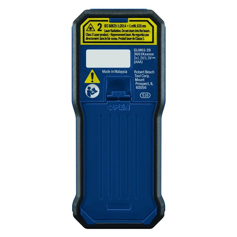 BOSCH GLM20 Blaze 65ft Laser Distance Measure with Real Time Measuring