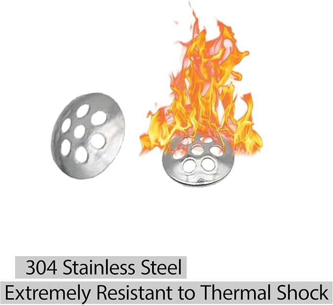 30Pcs 0.3”/8mm Pipe Screen Filters, Stainless Steel Concave Honeycomb Screens