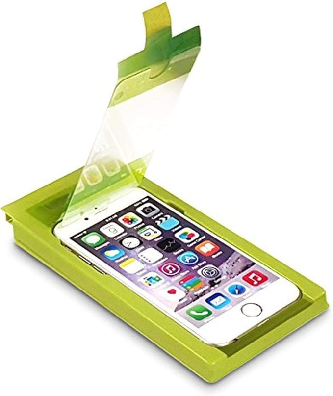 PureGear HD Clear Tempered Glass Screen Protector for iPhone 8 Plus 7 Plus 6 Plus with Self Alignment Tray Touch Sensitive Case Friendly
