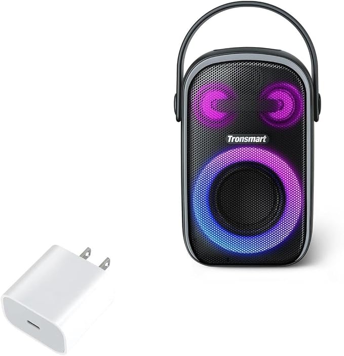 BoxWave Charger Compatible with Tronsmart Halo 100 Portable Party Speaker - PD GAN miniCube (30W) 30W Tiny PD GAN Type-C Wall Charger - Winter White