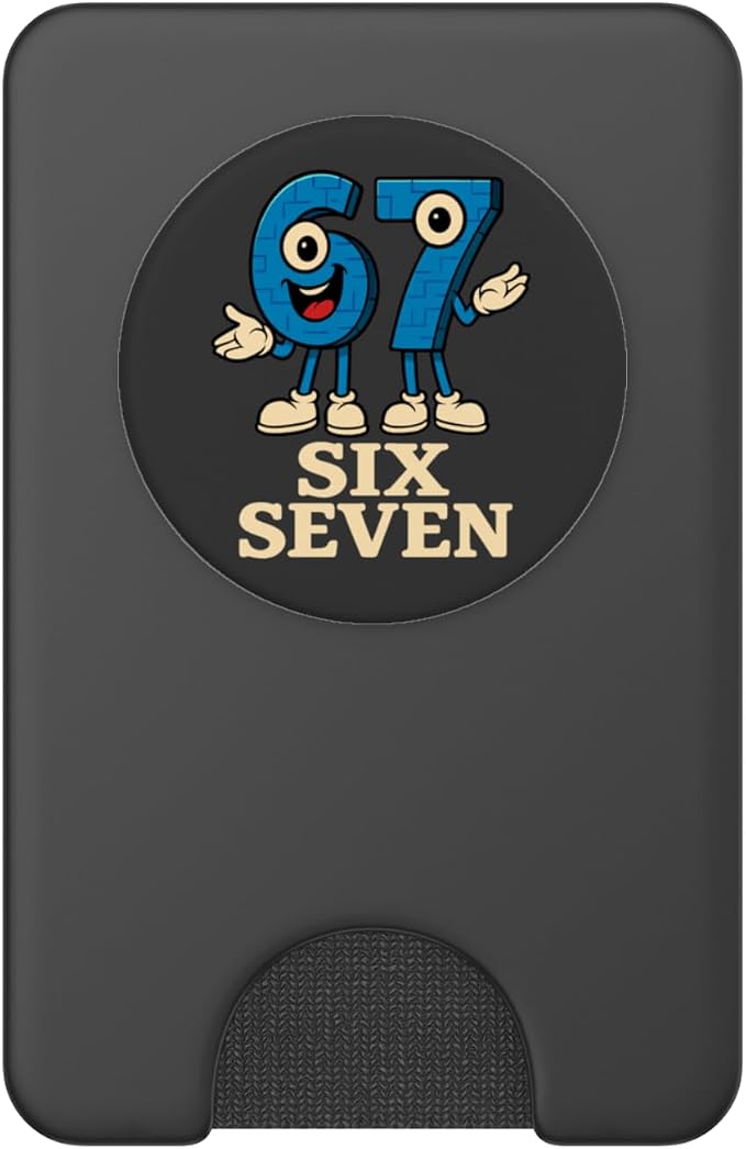 67 Six Seven 6-7 - Funny Italian Brainrot Gaming Meme PopSockets PopGrip for MagSafe