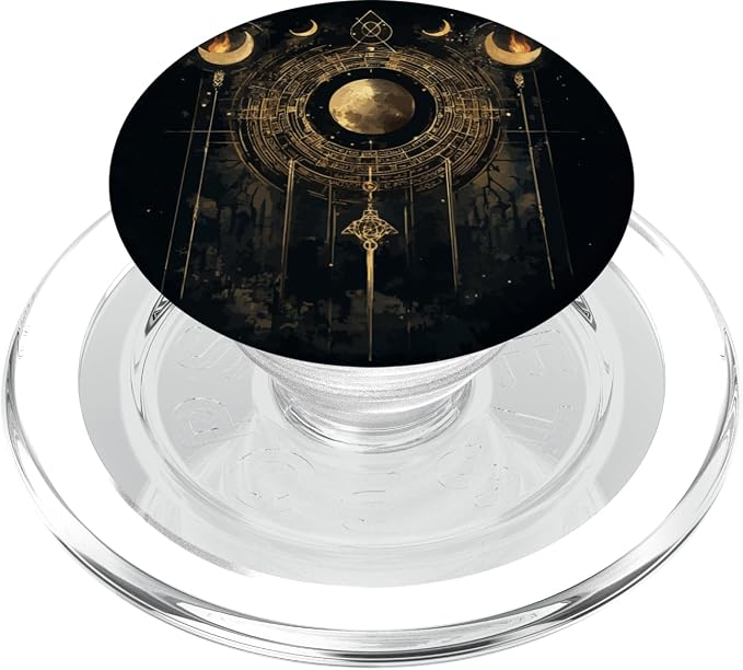 Wheel Of Hecate Moon Goddess Greek Goddess Greek Mythology PopSockets Adhesive PopGrip