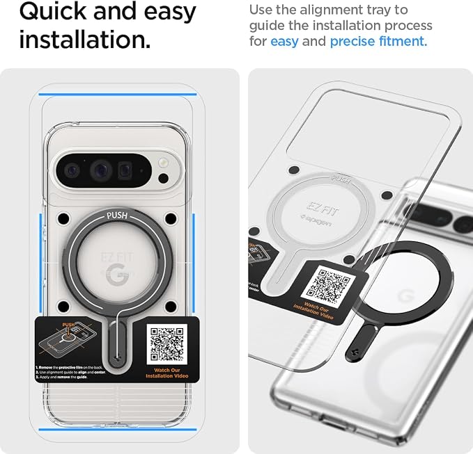 Spigen for MagSafe Ring Plate for Phone Case Wireless Charging Adapter | For iPhone 17/16/15/14/13/12/11 Samsung Galaxy S26/S25/S24/Z Fold/Z Flip 8/7 Google Pixel 10/9 Series &amp More - Black