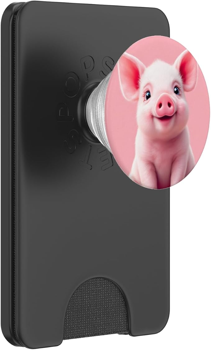 Cute Pig Pink Pig | Piglet PopSockets Adhesive PopGrip