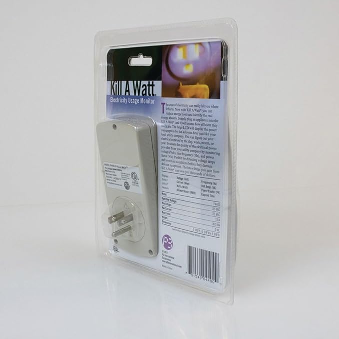 4-Pack P3 P4400 Kill A Watt Electricity Usage Monitor (4-Pack)