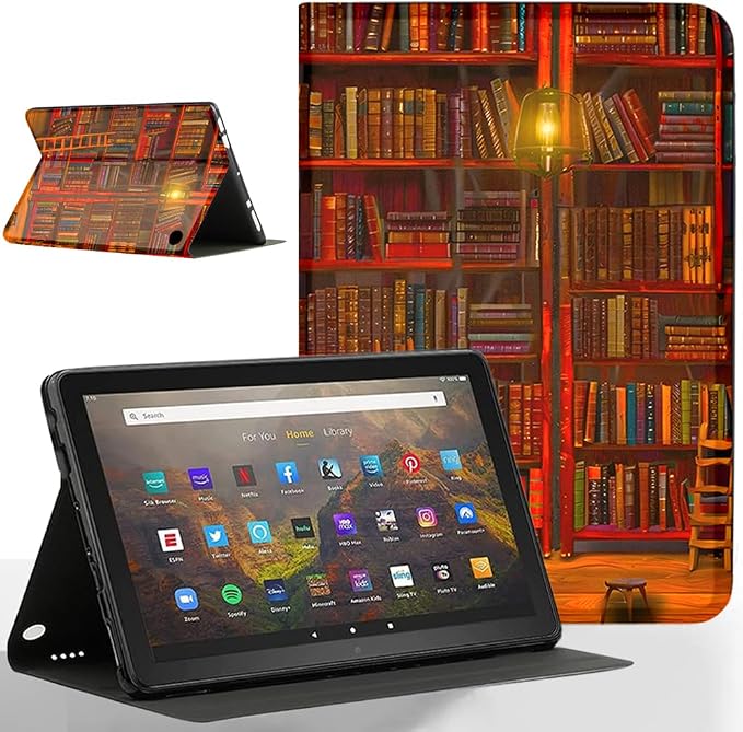 Case for Amazon Kindle Fire HD 10 &amp 10 Plus Tablet(Fit for 10.1 13th/11th Generation 2023/2021 Release)Ultra Slim Multi-Angle Viewing Auto Wake/SleepAstral Cat