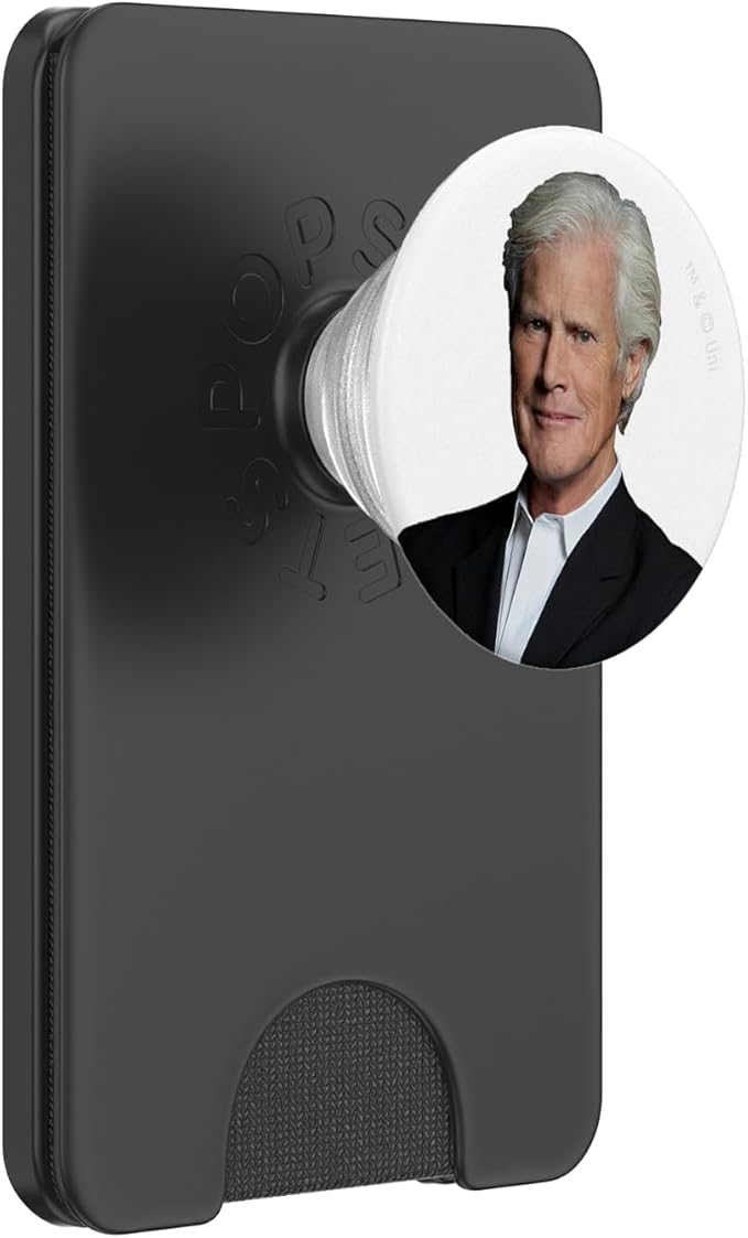 NBC DATELINE Keith Morrison PopSockets Adhesive PopGrip for iPhone 11 - Black