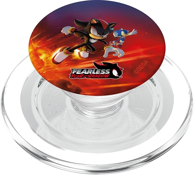 Sonic The Hedgehog Fearless: Year of Shadow Key Art PopSockets PopGrip for MagSafe