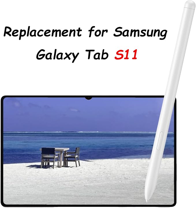 Galaxy Tab S11 S Pen Replacement for Samsung Galaxy Tab S11Tab S11 UltraStylus Pen Replacement for Galaxy Tab S11/S11 Ultra Stylus Pen with Tips/Nibs (Beige)