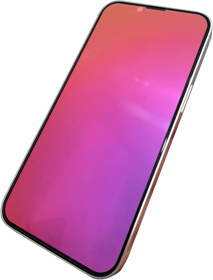 2 Pack Anti-Blue Privacy Tempered Glass for iPhone 11 / iPhone XR Anti-Spy Screen Protector Film Electroplated Gradient Colorful 6.1 inch