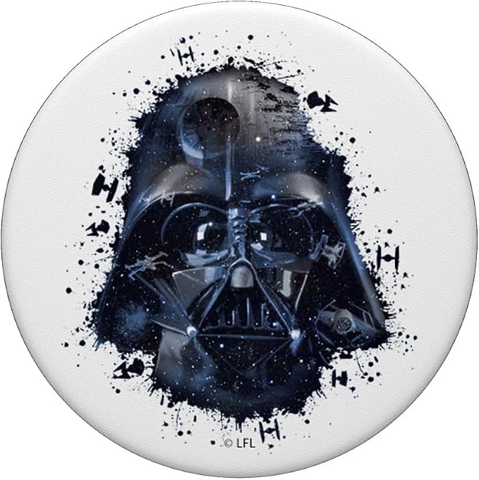 Star Wars Darth Vader Splatter Galaxy Helmet PopSockets Adhesive PopGrip