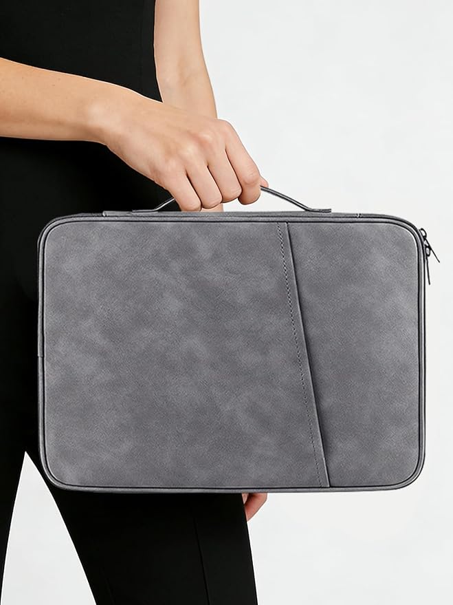 for XPPen Magic Drawing Pad 12.2 Inch Tablet Sleeve Carrying Case with Handle Water-Resistant Double-Layer Design Black
