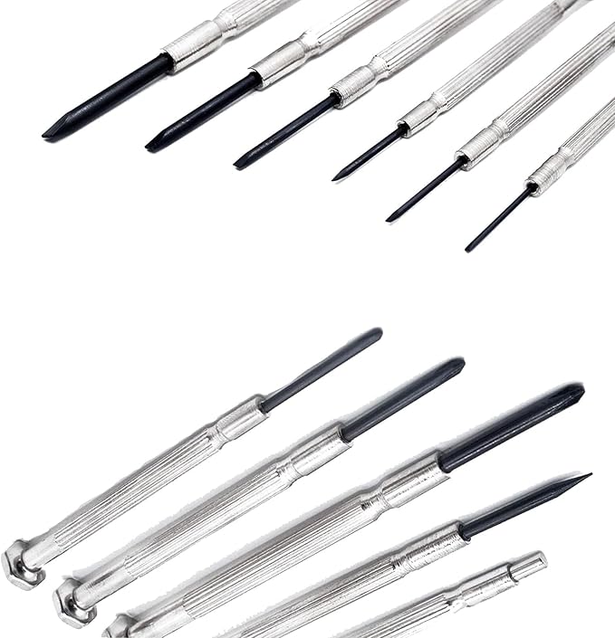 11PCS Mini Precision Screwdriver Set, Small Tools with 11 Size Flathead and Phillips Kit, Professional Magnetic Repair Tool for Jewelry, Ring Doorbell, Watch, iPhone, Toys, Computer, Eyeglass