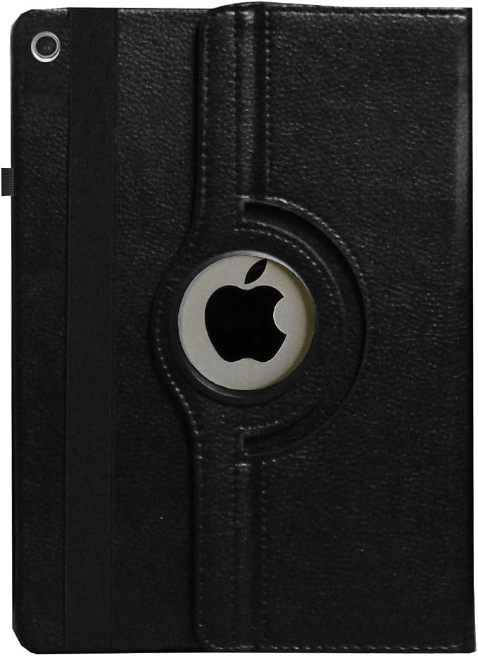 Case for iPad 10.2 inch for iPad 9th 8th 7th Generation Rotating Stand Smart Magnetic Auto Wake Up/Sleep Cover for A2602 A2603 A2604 A2605 MK2L3LL/A MK2P3LL/A MK673LL/A (Black)