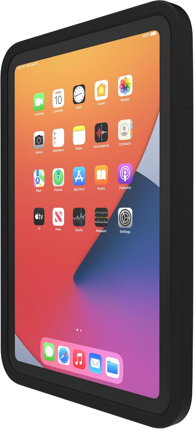 72300 Connect PRO iPad Case – Wireless Charging Case for iPad 10.2” (9th 8th 7th Gen) | Contactless Charging Magnetic Docking and 360° Rotation | Secure &amp Sleek Design – Black