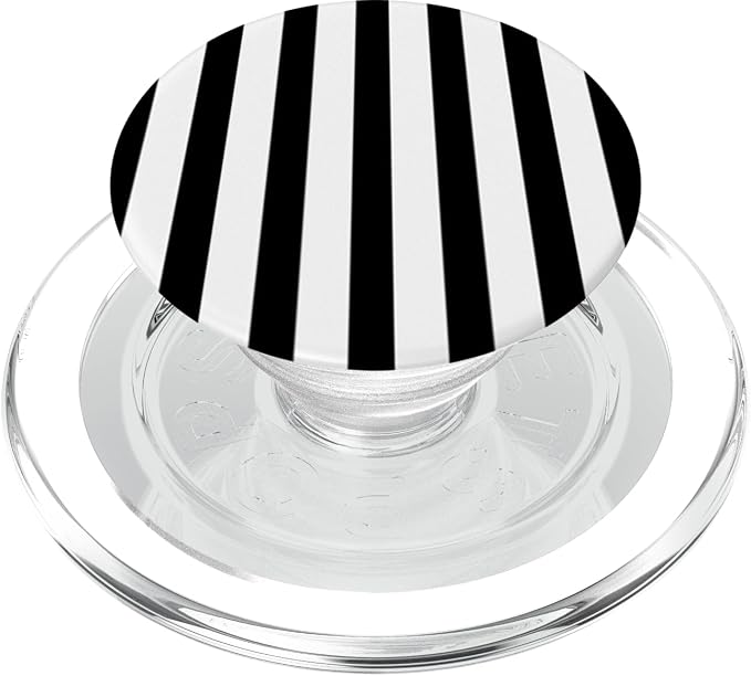 Black and White Stripes Pop Mount Socket Phone Grip PopSockets Adhesive PopGrip