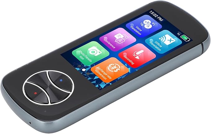 Multi Language Voice Translator Device, 3.0in Touch Screen, Offline Photo Translation - Real Time Speech Recognition, Instant Language Communication, Travel and Business Use