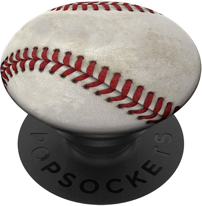 Baseball Distressed Ball Sports Team Phone Holder PopSockets Adhesive PopGrip