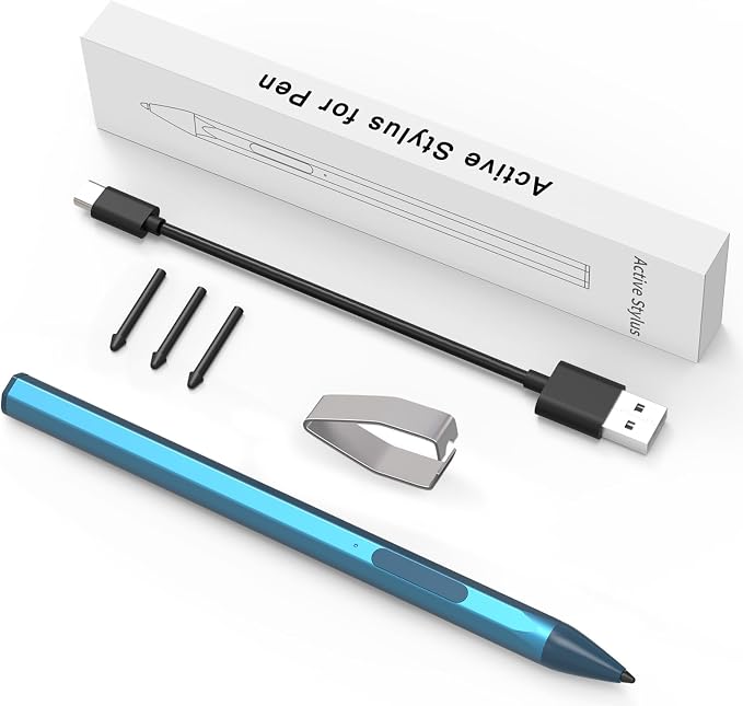 ASUS Stylus Pen for Transformer/Vivobook Flip/Notebook Touchscreen Laptop/Tablet - Rechargeable 4096 Pressure Sensitivity Microsoft MPP Protocol Black