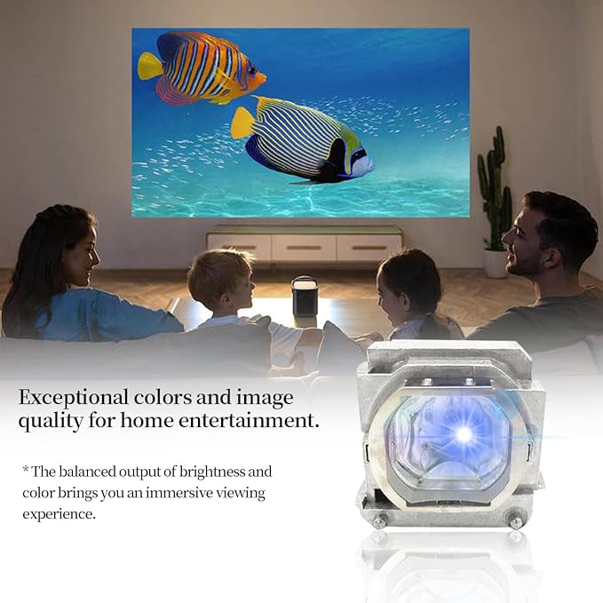SORNEICDR VLT-HC5000LP/VLT-HC7000LP/RLC-032 Replacement Projector Lamp Bulb Compatible with Mitsubishi for HC4900 /HC5000 /HC5000(BL) /HC5500 /HC6000 /HC6000(BL) /HC4900W Projectors