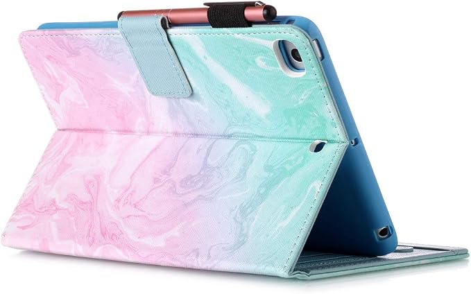 iPad mini Case FANCITY Mini 4 Mini 5 Mini 3/2/1 Smart Wake Sleep Case with Kickstand [Card Slot &amp Pen Holder] PU Leather Protective Cover for Apple iPad mini 4 Mini 5 2019 Mini 2/3 - Beach