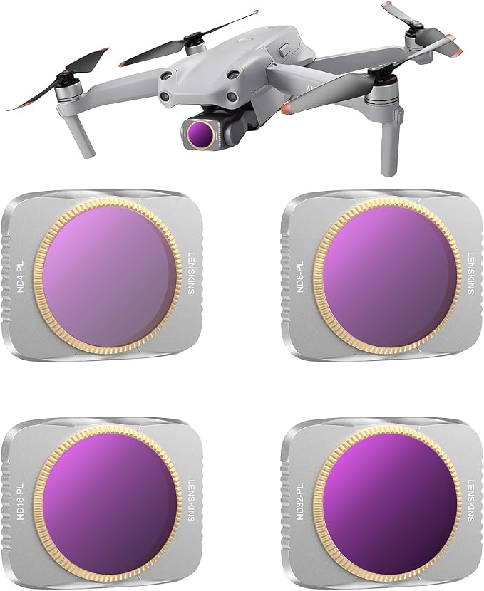 4-Pack ND/CPL Filters Set for DJI Air 2S Drone, ND32/CPL Filters Compatible