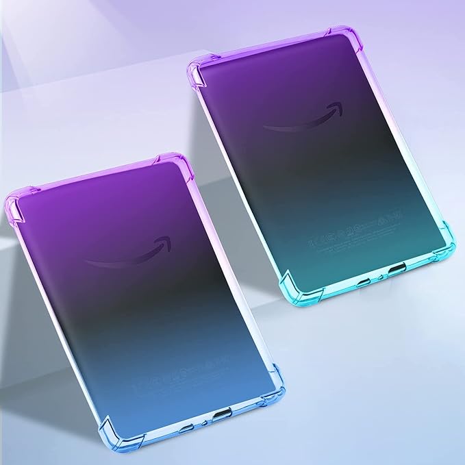 Clear Case for All-New Amazon Kindle Fire Max 11 Tablet (13th Generation 2023 Release) 11 Slim Lightweight Shell Transparent Soft TPU Back Shockproof Crystal Reinforced Corner Cover Clear