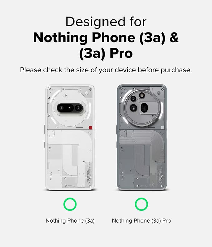 Ringke Easy Slide [Super Easy to Install] Compatible with Nothing Phone 3a / 3a Pro Screen Protector Case Friendly 9H Hardness Tempered Glass with Simple installation Tool - 2 Pack