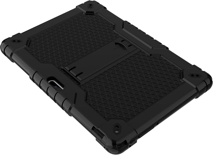 case for Dragon Touch Notepad K10 MAX10 Plus Case Built in Stand Shoulder Strap for FEONAL K118 K101 Veidoo T80 Plus 10.1 inches Tablet (Black/Black)