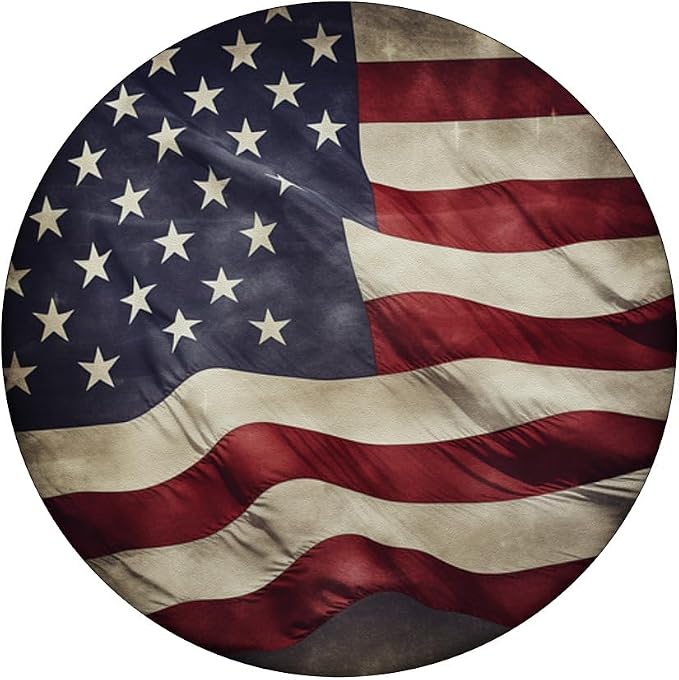 Blue Red White Flag USA PopSockets Adhesive PopGrip