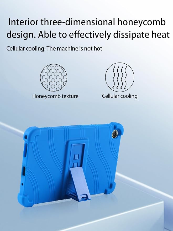 for Lenovo Tab One &amp Nook Reading Tablet Android Tablet8.7 inch Tablets CaseSoft Silicone Adjustable Stand Cover Lightweight Kids FriendlyBlack.